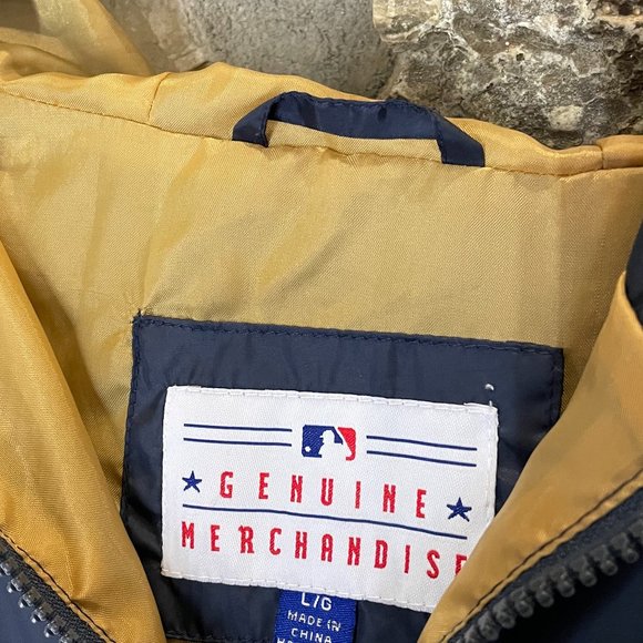 MLB Milwaukee BREWERS Baseball Windbreaker Pullover Jacket Men's 1/4 Zip - Picture 3 of 3